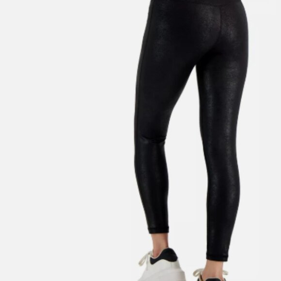 Women's Leggings Crackle Texture Black Size XS JENNI - NWT - Picture 3 of 3